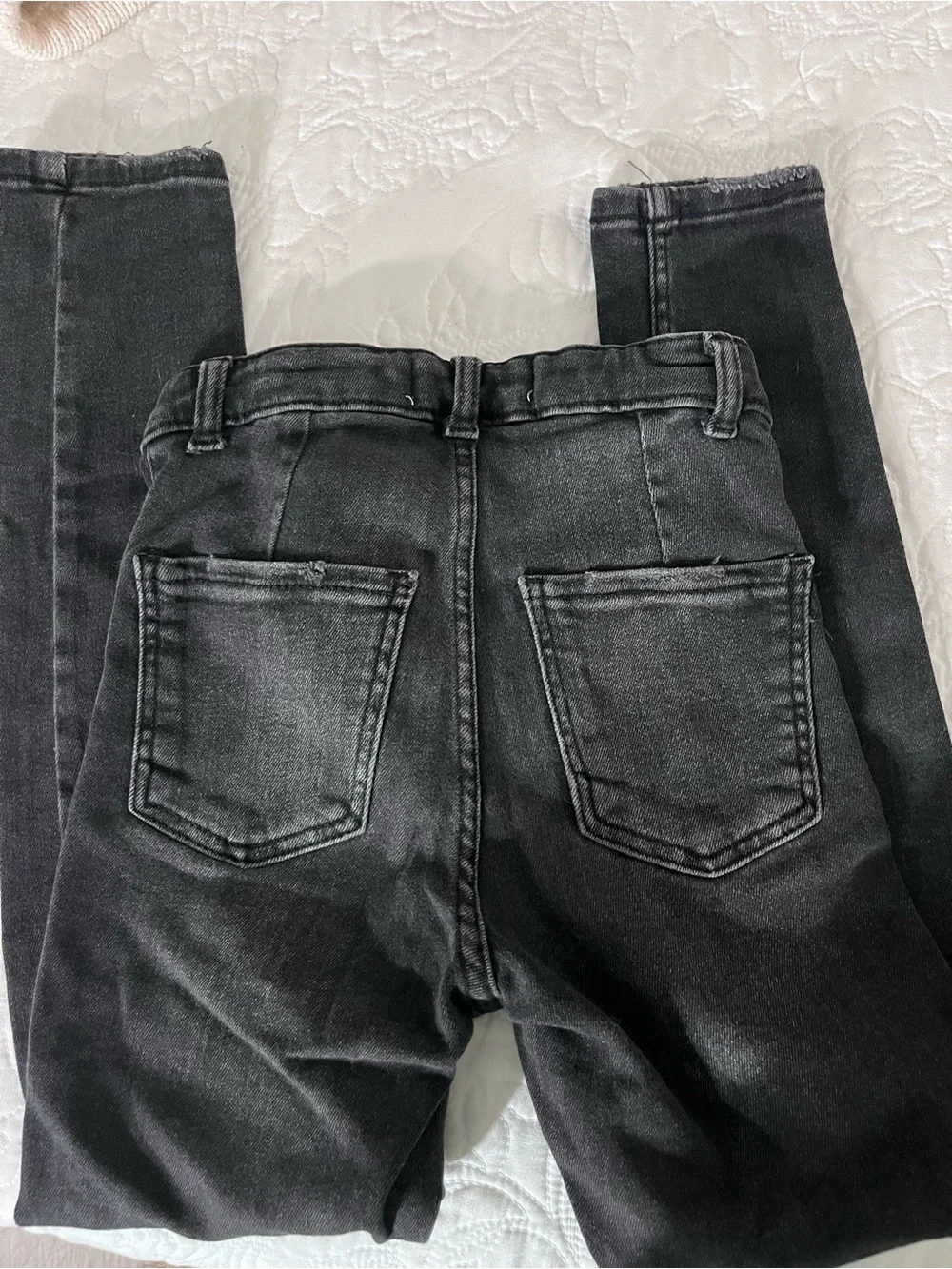 ZARA GIRLS Black High-Rise Skinny Jeans